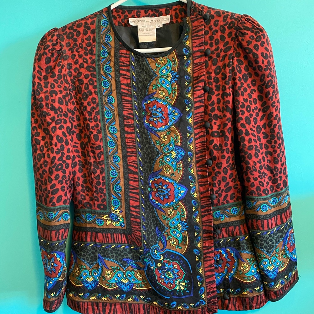 Silky cheetah print set